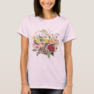 Boho-Natur-Shirt Cottagecore-Ästhetik Wildblume T-Shirt