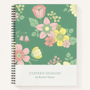 Boho Nature Floral Notizbuch