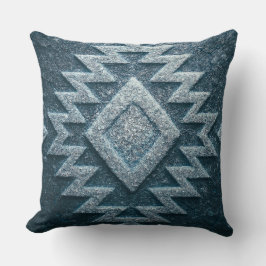Boho Navajo Tribal Throw Pillow Kissen