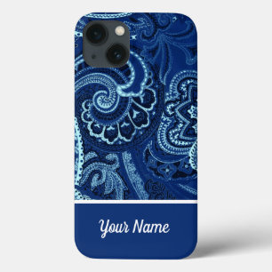 Boho Navy Blue Bandanna Case-Mate iPhone Hülle