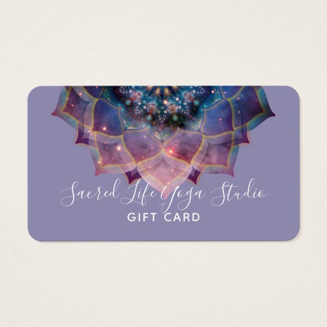 Boho Nebula Mandala, Mystical (Vorderseite)