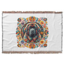 Boho-Neufundländer-Emblem