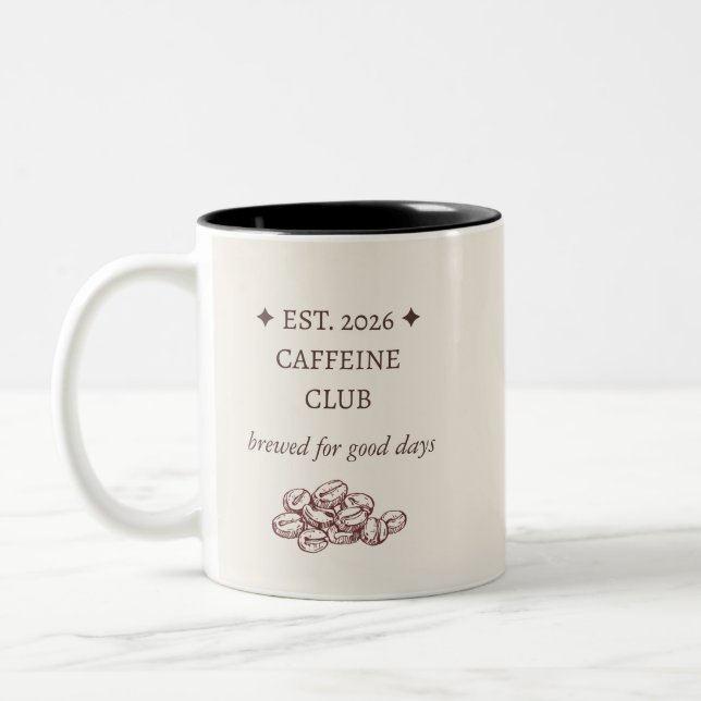 Boho Neutral	Cute Coffee Lover Kaffeetasse  (Links)
