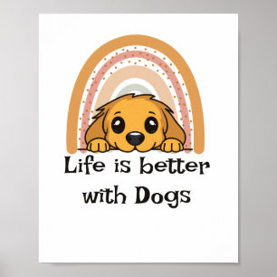 Boho Neutral	Fettgedruckte Grußkarte   Das Leben i Poster