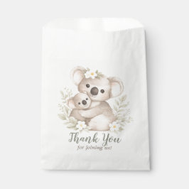 Boho Neutral Koala Baby Shower Geschenktütchen