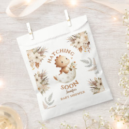 Boho Neutral Niedlich Dinosaur Babydusche Gefällig Geschenktütchen