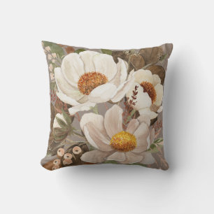Boho neutrale Aquarellpeere Kissen