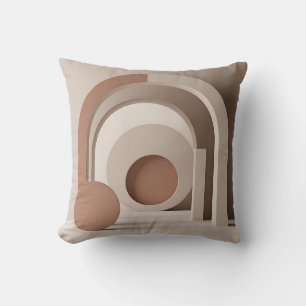 Boho Neutrale Architektur Geometrisch Modern  Kissen