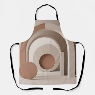 Boho Neutrale Architektur Geometrisch Modern Schürze