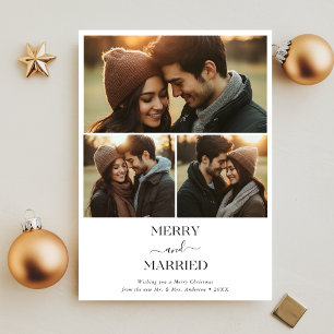 Boho Newlywed Merry & Verheiratet Weihnachten 3 Fo