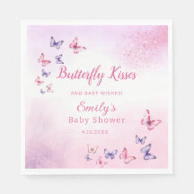 Boho Niedlich Butterfly Kindermädchen Babydusche