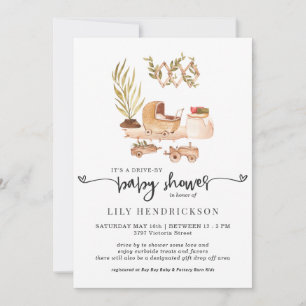 Boho Nursery   Invitation au Baby shower sur comma