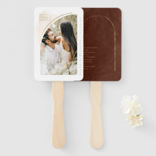 Boho-Oase Hochzeitsfoto-Programm Umber ID959 Fächer