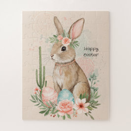 Boho Oaster Bunny Whimsical Pastel