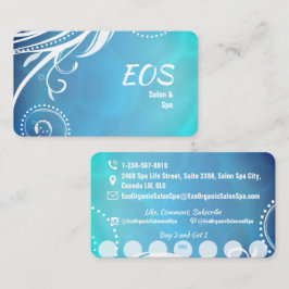 Boho Ocean Salon Wellness-Center Loyalty Business  Visitenkarte