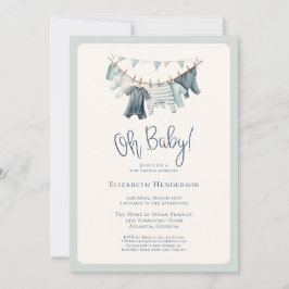 Boho Oh Baby Boy Kleidung Kleidung Kleidung Baby D Einladung