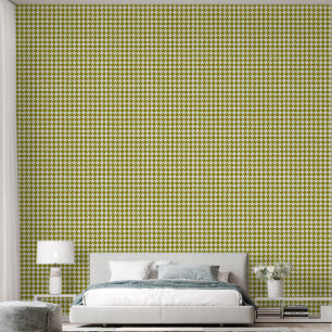 Boho Olive Houndstooth Tapete