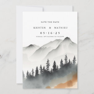 Boho Online Mountain Save The Date