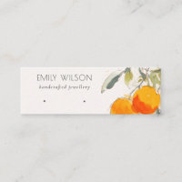 Boho Orange Fruchtfarben Ohrring Oop Display