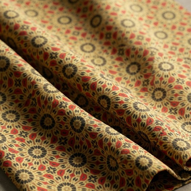 Boho Oriental Colorful Mosaic Geometric Muster Stoff (Von Creator hochgeladen)