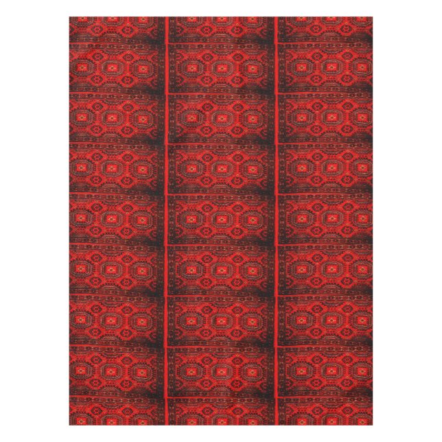 Boho Oriental Rug look Tischdecke (Vorderseite)