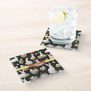 Boho-Osterhase-Kollektion Glasuntersetzer