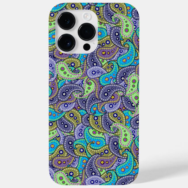 Boho Paisley Case-Mate iPhone Hülle (Rückseite)