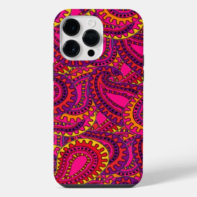 Boho Paisley iPhone Hülle (Rückseite)