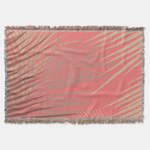 Boho Palm Pattern Decke