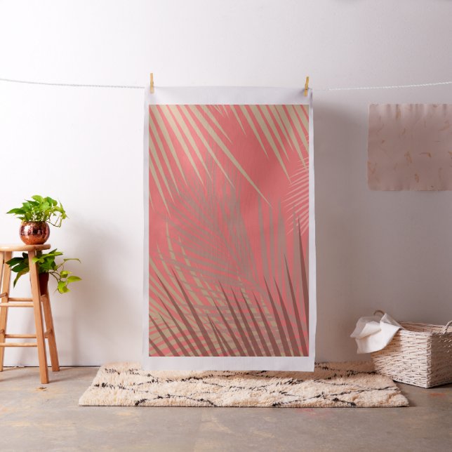 Boho Palm Pattern Stoff (Beispiel)