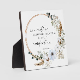 Boho Pampas Grass Bible Verse Gottesglauben Fotoplatte