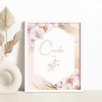 Boho pampas grass Karten und Geschenke