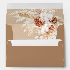 Boho Pampas Grass Umschläge, moderne Blumengestell