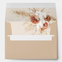 Boho Pampas Grass Umschläge, moderne Blumengestell