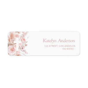 Boho Pampas staubige Rose Blumentaufrede