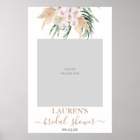 Boho-Pampasgras-Brautparty-Foto-Requisiten-Plakat
