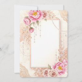 Boho-Pampasgras-Hochzeitseinladung Einladung