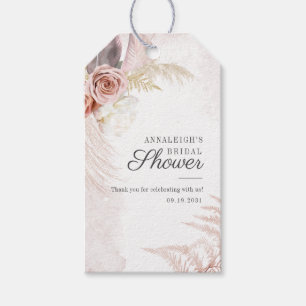 Boho-Pampasgras-Terrakotta-Script-Brautjunggeselli Geschenkanhänger