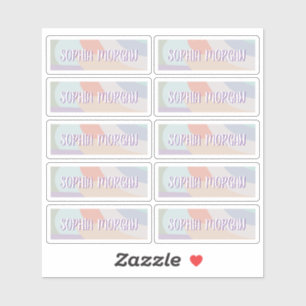 Boho Pastel Rainbow-Aufkleber Aufkleber