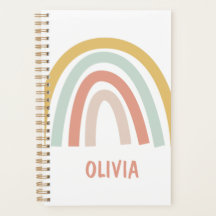 Boho Pastel Rainbow Personalisiert