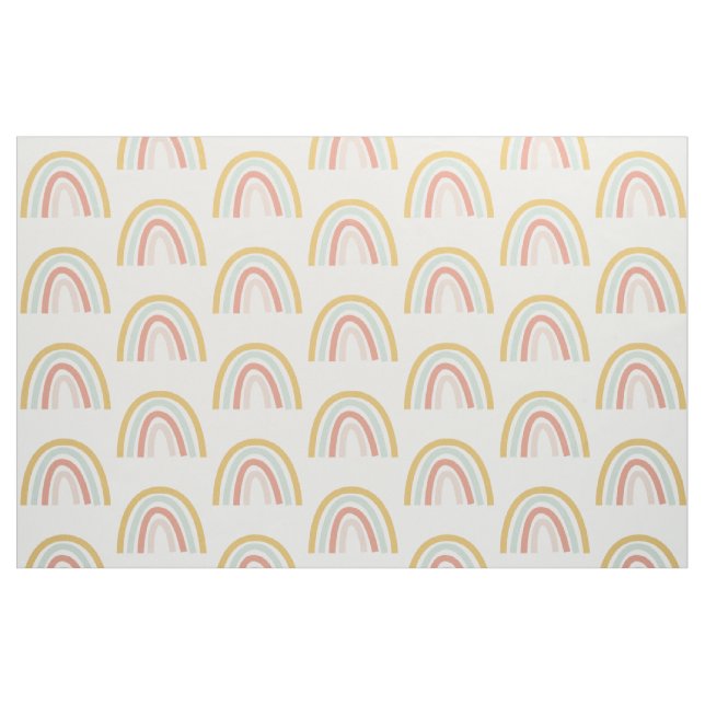 Boho Pastel Rainbow Stoff (Fat Quarter (45,7 x 55,9 cm))