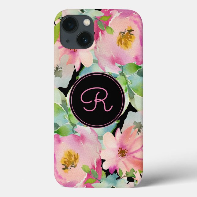 Boho Pastel Watercolor iPad Cover (Rückseite)