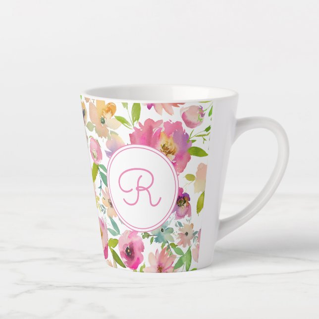Boho Pastel Watercolor Milchtasse (Rechts)
