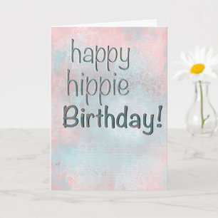 Boho-Pastell-Mandalas-Happy-Hippie-Geburtstagskart Karte