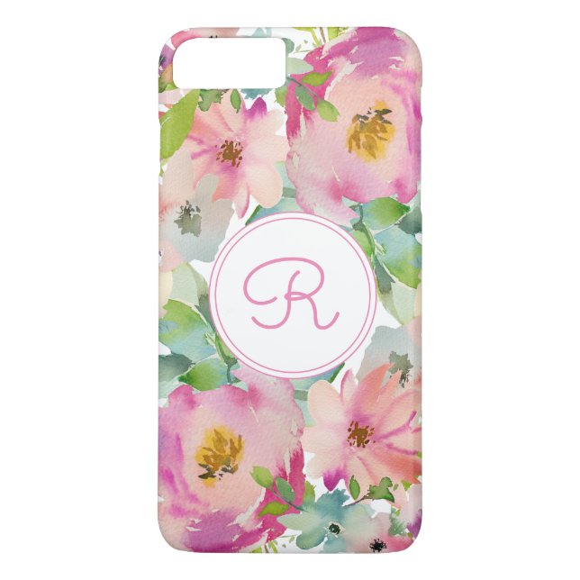 Boho-Pastell-Wasserfarbe Case-Mate iPhone Hülle (Rückseite)