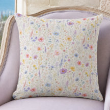 Boho-Pastell-Wildblumengarten