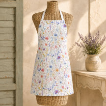 Boho-Pastell-Wildblumengarten