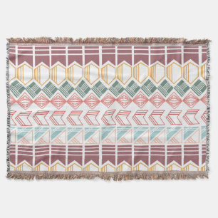 Boho Pattern Decke