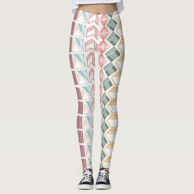 Boho Pattern Leggings (Vorderseite)