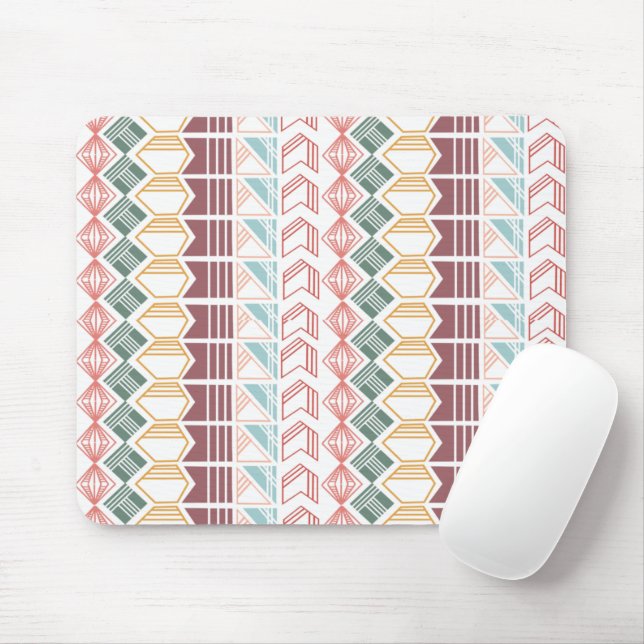 Boho Pattern Mousepad (Mit Mouse)